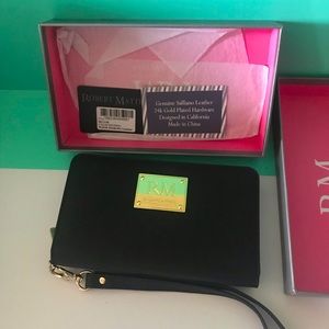 Robert Matthew Aria 24K Gold Leather Wallet